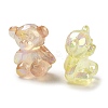 UV Plating Luminous Rainbow Iridescent Acrylic Beads LACR-R001-01A-5