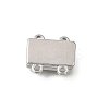 2-Strands Brass Magnetic Clasps KK-CBA9C94-01A-P-1