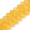 Natural Yellow Agate(Dyed & Heated) Beads Strands G-H057-A14-03-2
