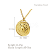 Stylish 304 Stainless Steel Lion Pendant Necklaces for Women TW3912-2-1