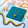 7 Strands 7 Colors Transparent Electroplate Glass Beads Strands EGLA-TA0013-09-6