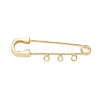 Brass Brooch Findings KK-CBA3DF0-01-RS-1