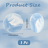 Marble Pattern Porcelain Wax Seal Mats AJEW-WH20007-82B-01-2