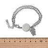 304 Stainless Steel Multi-strand Link Bracelets BJEW-A036-06P-5