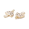 Brass Micro Pave Colorful Cubic Zirconia Pendants KK-C100-09G-7