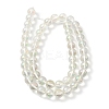 Transparent Electroplate Glass Beads Strands GLAA-T032-T8mm-C10-2