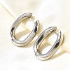 201 Stainless Steel Hoop Earrings LS-EJEW-Q026-12P-A-4