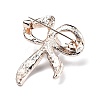 Alloy Rhinestone Brooch for Backpack Clothes JEWB-P046-05C-G-2