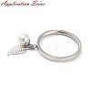 Non-Tarnish 304 Stainless Steel Finger Ring Settings RJEW-O045-09C-P-4