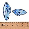 4Pcs 4 Styles Transparent Epoxy Resin Pendants RESI-B032-03E-3