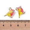 Alloy Enamel Pendants X-ENAM-R149-08C-G-3