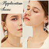 32Pcs 8 Style Brass Clip-on Earring Findings KK-SP0001-27-5