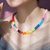 1200Pcs 2 Style 3 Colors Mixed Effect Acrylic European Beads OACR-SZ0001-28-7