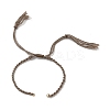 Braided Cotton Cord Bracelet Making MAK-L043-02G-2