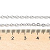 Tarnish Resistant 304 Stainless Steel Cable Chain Necklaces NJEW-P147-07P-2