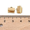 304 Stainless Steel Ribbon Crimp Ends STAS-Z178-13G-3