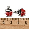 304 Stainless Steel Enamel Pendants STAS-Z081-03P-02-3