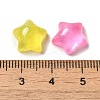 Transparent Resin Decoden Cabochons with Glitter Powder X-RESI-E053-08E-3