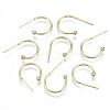 Brass Half Hoop Earrings KK-R112-040-NF-1