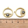 Brass Micro Pave Cubic Zirconia Pendants KK-U060-07G-01-3