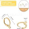 Brass Huggie Hoop Earring Findings KK-NB0002-27-2