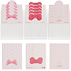 150Pcs 3 Styles Cardboard Paper Folding Printed Paper Card Header CDIS-SP0001-29-1
