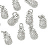 SHEGRACE Brass Micro Pave Cubic Zirconia Pendants XGRQ3D148-478P-1