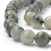 Natural Green Line Jasper Beads Strands G-Q462-102-6mm-3