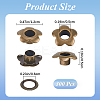 300Pcs Iron Rivets FIND-GF0007-42A-2