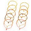 60Pcs 6 Colors Nylon Cord Bracelet Making BJEW-TA00669-3