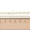 Brass Oval Link Chains Necklace for Women NJEW-P265-25G-3