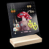 Transparent Acrylic Earring Displays NDIS-WH0015-01B-1
