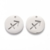 Tarnish Resistant 201 Stainless Steel Pendants STAS-Z001-B-12P-1