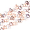 Natural Cultured Freshwater Pearl Beads Strands PEAR-T006-24-2