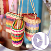 20M Handmade Woven Paper Rattan OCOR-WH0101-34E-6