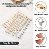100Pcs 2 Colors 304 Stainless Steel Lobster Claw Clasps Sets STAS-YS0001-26B-4