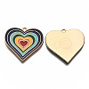 Alloy Enamel Pendants LS-ENAM-T011-110B-NR-3