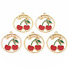 Alloy Enamel Pendants LS-ENAM-S126-107-NR-1