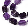 Natural Amethyst Beads Strands G-T138-06-2
