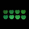 Luminous Frosted Transparent Acrylic Beads TACR-T029-25M-4