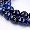 Natural Agate Round Beads Strand G-L084-10mm-27-3