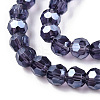 Electroplate Glass Bead Strands LS-EGLA-R015-4mm-27-3