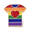 Pride Rainbow Theme Enamel Pins JEWB-G031-01T-1