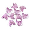 Fishtail Shape Transparent Acrylic Pendants LS-TACR-TAC0007-01D-2