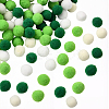 400Pcs 4 Colors Polyester Pom Pom Balls DIY-SC0031-37A-1