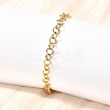 304 Stainless Steel Link Chain Bracelets for Women Men BJEW-A050-02G-3