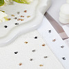 24Pcs 4 Colors 304 Stainless Steel Cup Pearl Peg Bails Pin Pendants STAS-LP0005-19-1