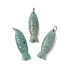 Natural Amazonite Carved Pendants X-G-G314-01P-06-1