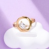304 Stainless Steel Adjustable Cuff Rings for Women LS-RJEW-B126-06G-02-2