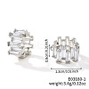 Shiny Minimalist Fashion Brass Hoop Earrings AJ3236-3-1
